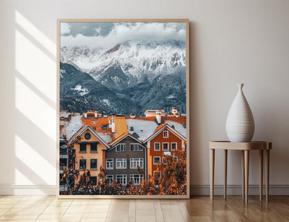 Affiche Innsbruck – Poster de l'Art du Toit d'Or Autrichien