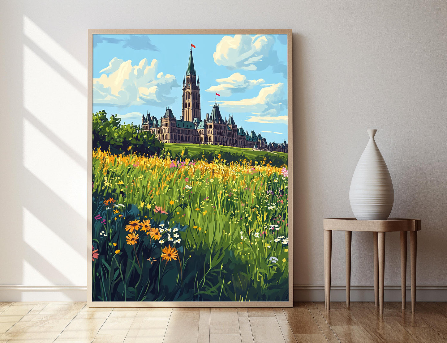 Affiche Parlement – Poster Tour de la Paix et Architecture Gothique