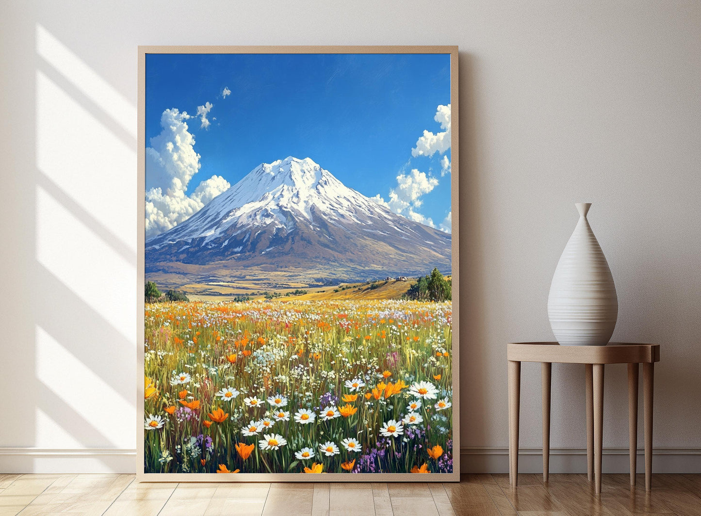 Affiche Mont Ararat – Impression d'art du sommet enneigé de Turquie