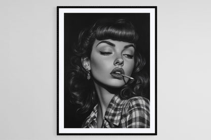 Affiche Rockabilly Rebel – Poster Art Retro Musique & Décor Pin-Up