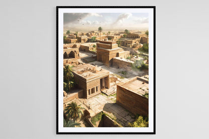 Affiche Mohenjo-daro – Poster de la civilisation de la vallée de l'Indus