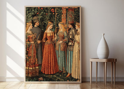 Affiche Médiévale Pré-Raphaelite – Poster Chevalerie et Romance