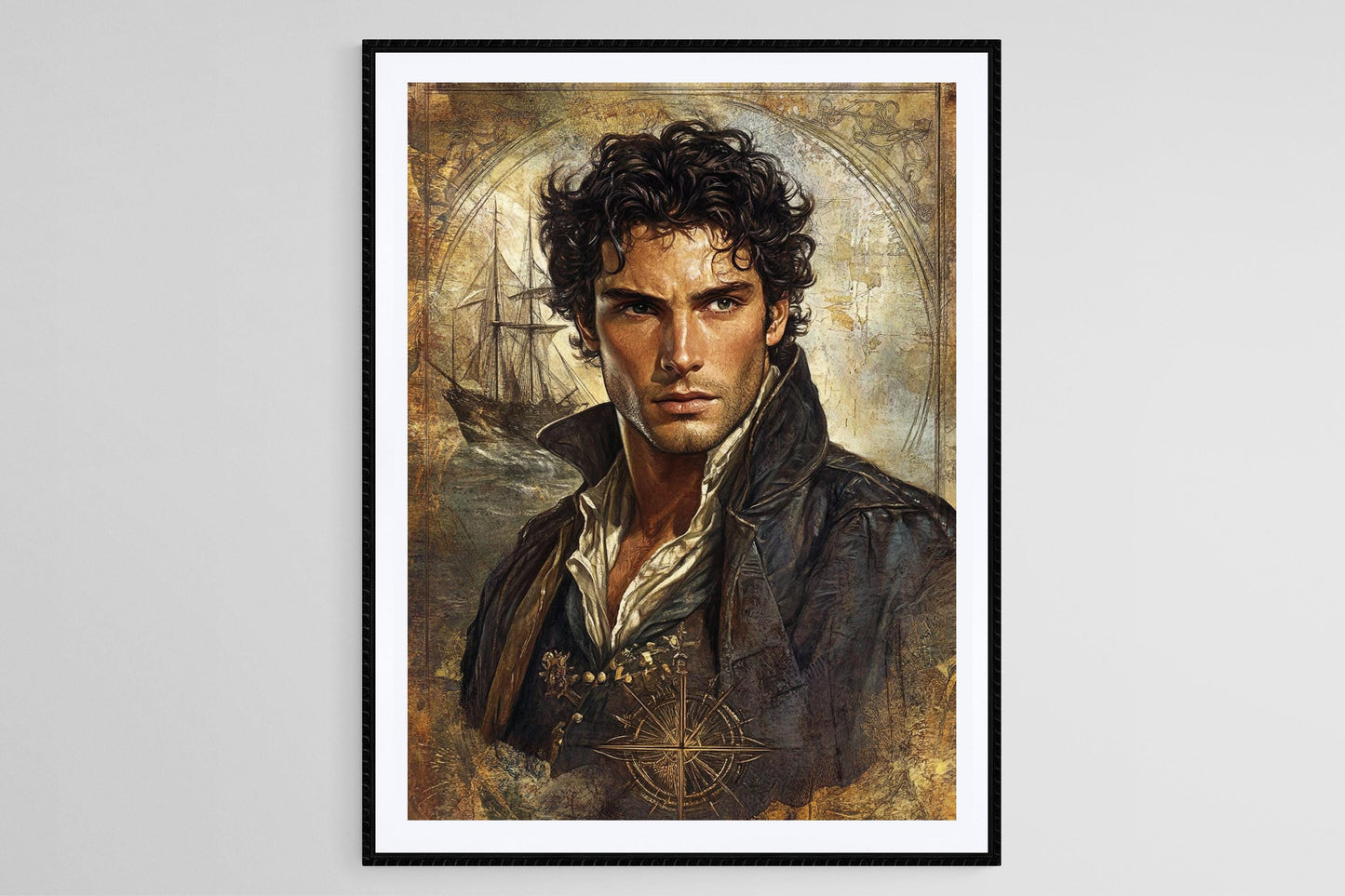 Affiche Edmond Dantès – Poster Art du Comte de Monte-Cristo