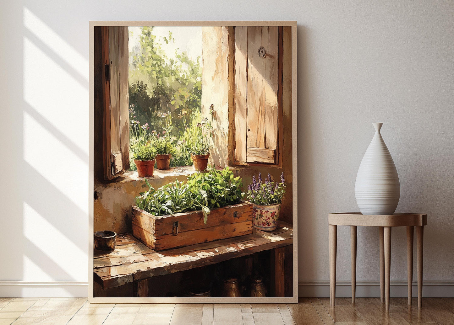 Affiche Décor Fermier Colombien – Poster Boîte à Outils et Herbes