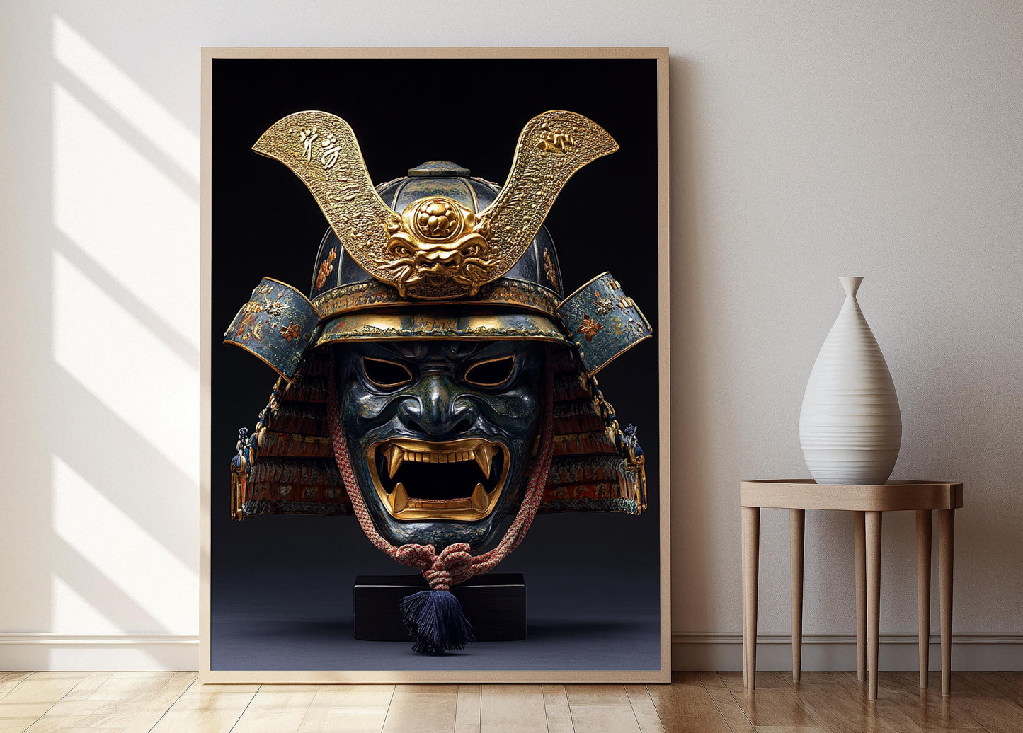 Affiche Casque Shogun – Poster Art Armor de Samouraï Japonais