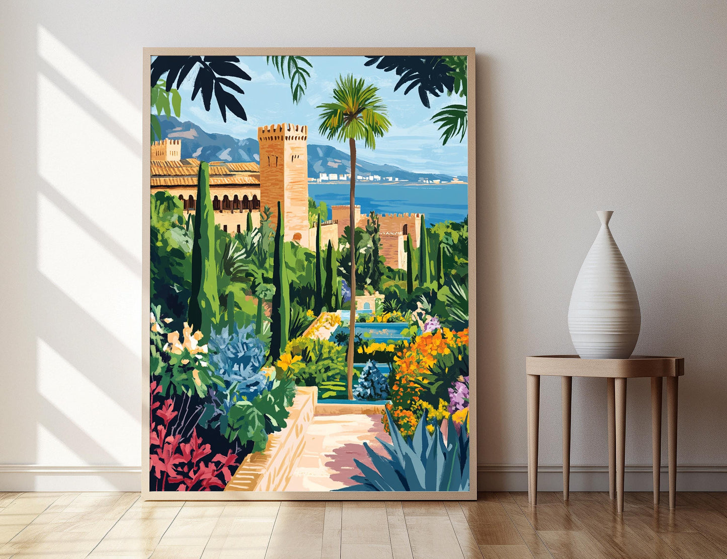 Affiche Alcazaba – Poster Architecture mauresque andalouse de Málaga