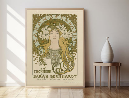 Affiche Sarah Bernhardt – Poster Alphonse Mucha en hommage