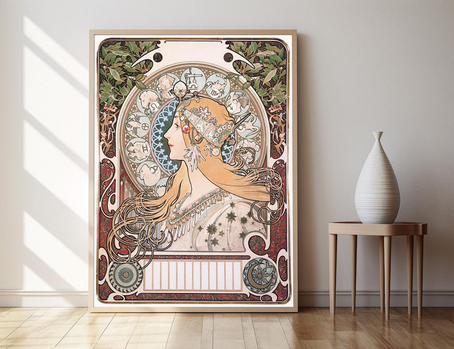 Affiche Zodiaque – Poster Alphonse Mucha, 1896, Élégance Artistique