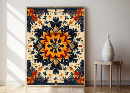 Affiche Tatreez – Art de broderie palestinienne, décoration culturelle