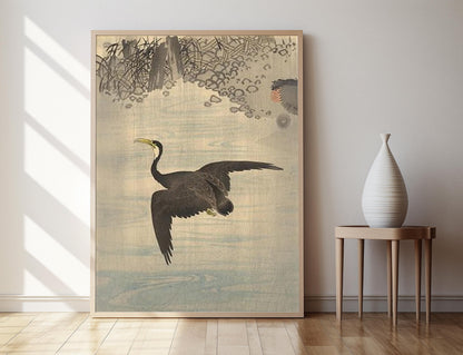 Affiche Cormorant 1910 – Poster Art Shin Hanga d'Ohara Koson