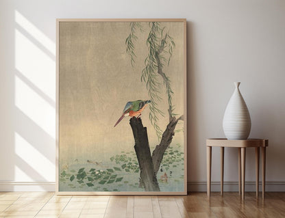 Affiche Martin-Pêcheur, 1910 – Poster d'Art Shin Hanga d'Ohara Koson
