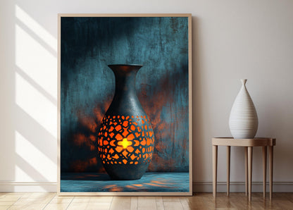 Affiche Art en Cuir Rajasthan – Poster Décor Camel Chaleureux