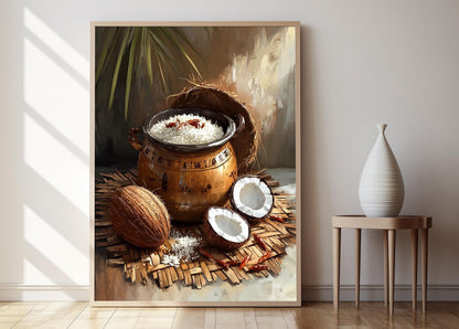 Affiche Riz Malgache – Poster Art Culinaire de Madagascar