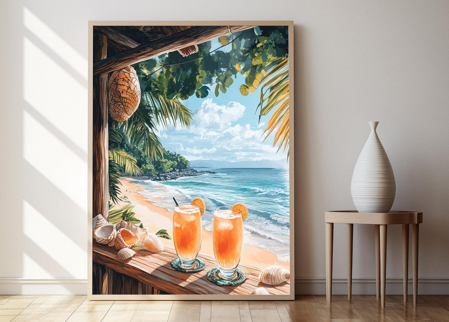 Affiche Plage Manuel Antonio – Poster Art Boho Costa Rica