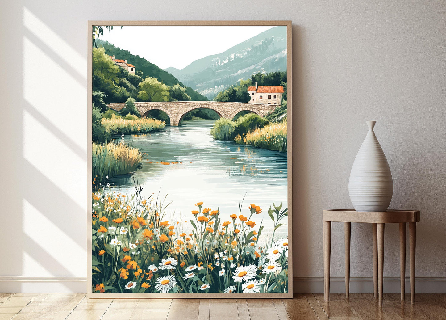 Affiche des Ponts Historiques d'Alaverdi – Impression d'Art Debed River