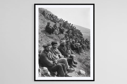 Affiche d'Exil des Hommes Arméniens – Tirage Photo Historique 1915