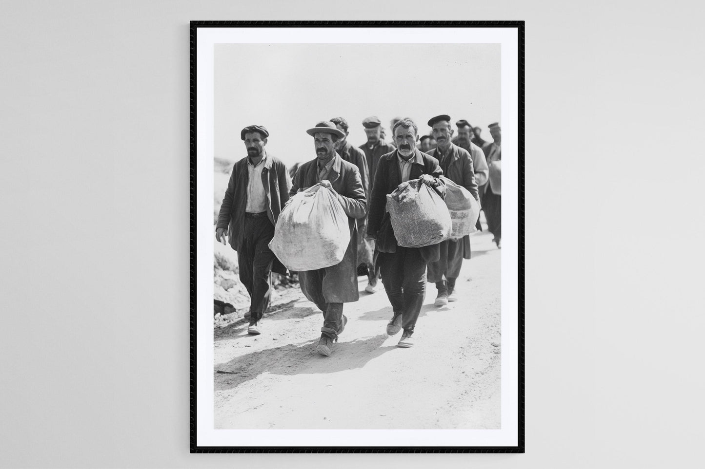 Affiche Voyage des Réfugiés Arméniens – Poster d'Exil Forcé de la WWI