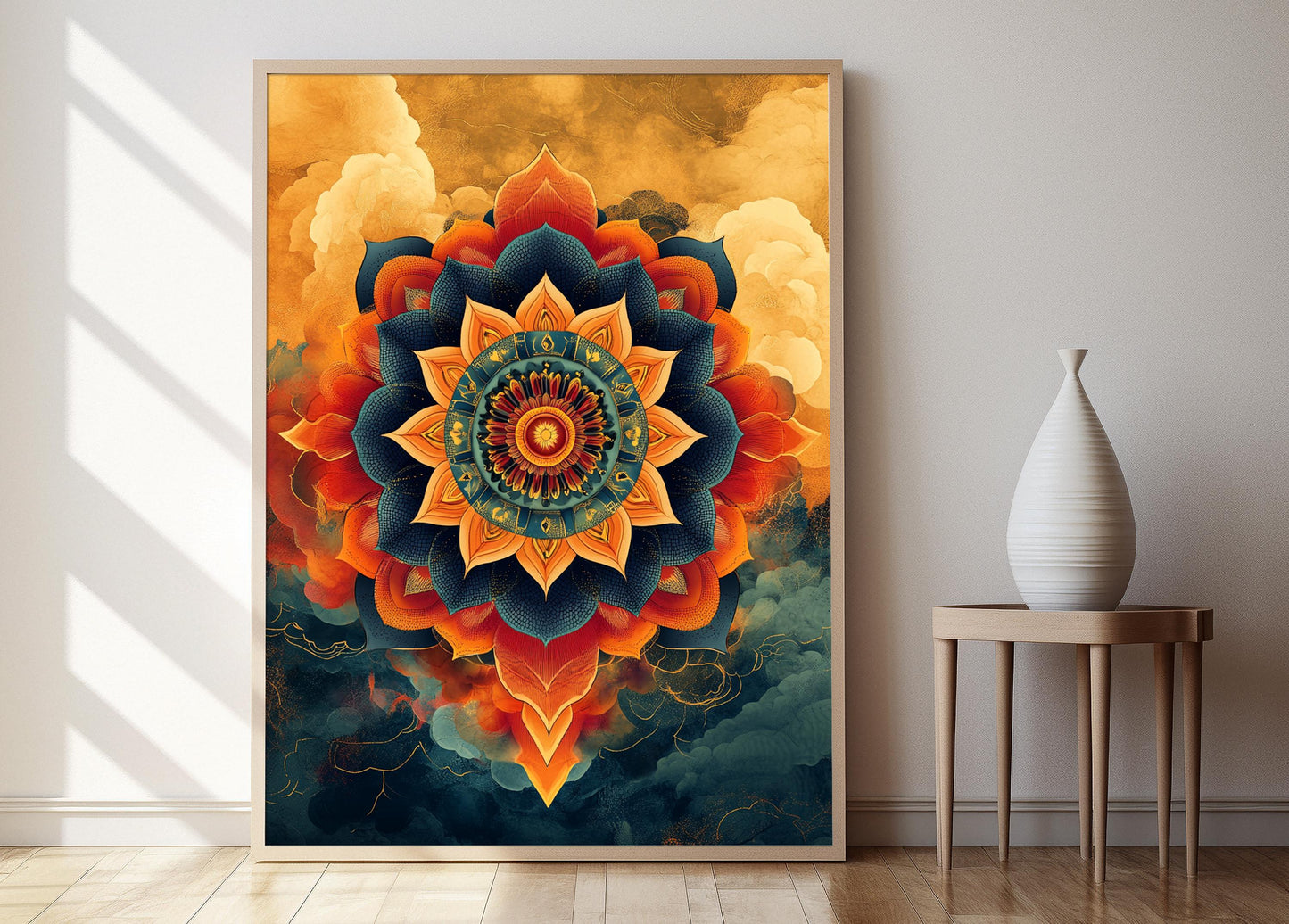 Affiche Mandala Bouddhiste – Poster Art de l'Équilibre et de l'Harmonie