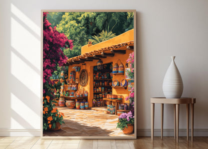 Affiche d'art de poterie hondurienne – Poster souvenirs rustiques