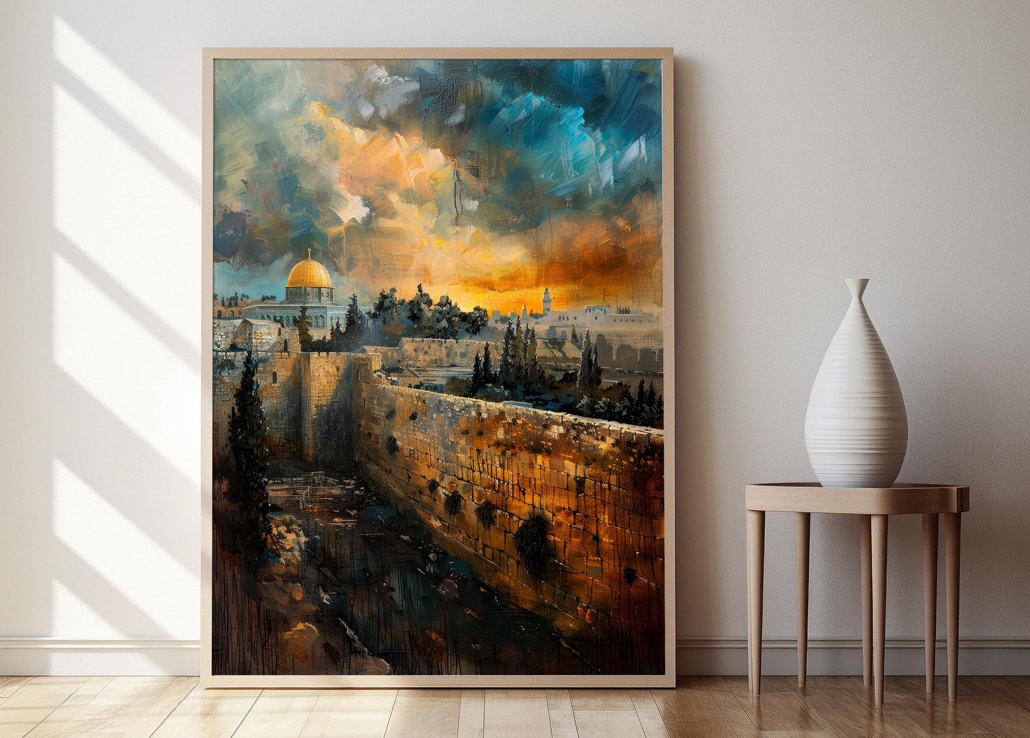 Affiche Jérusalem – Impression artistique des murs historiques