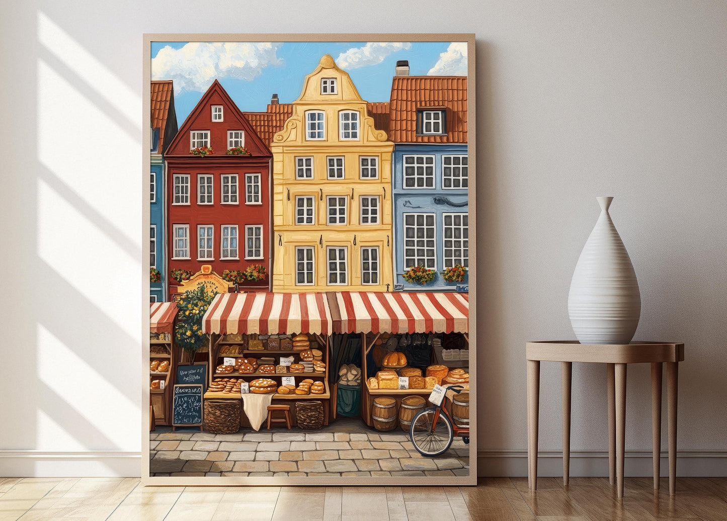 Affiche Copenhague – Poster Pâtisseries et Fromages Nordiques