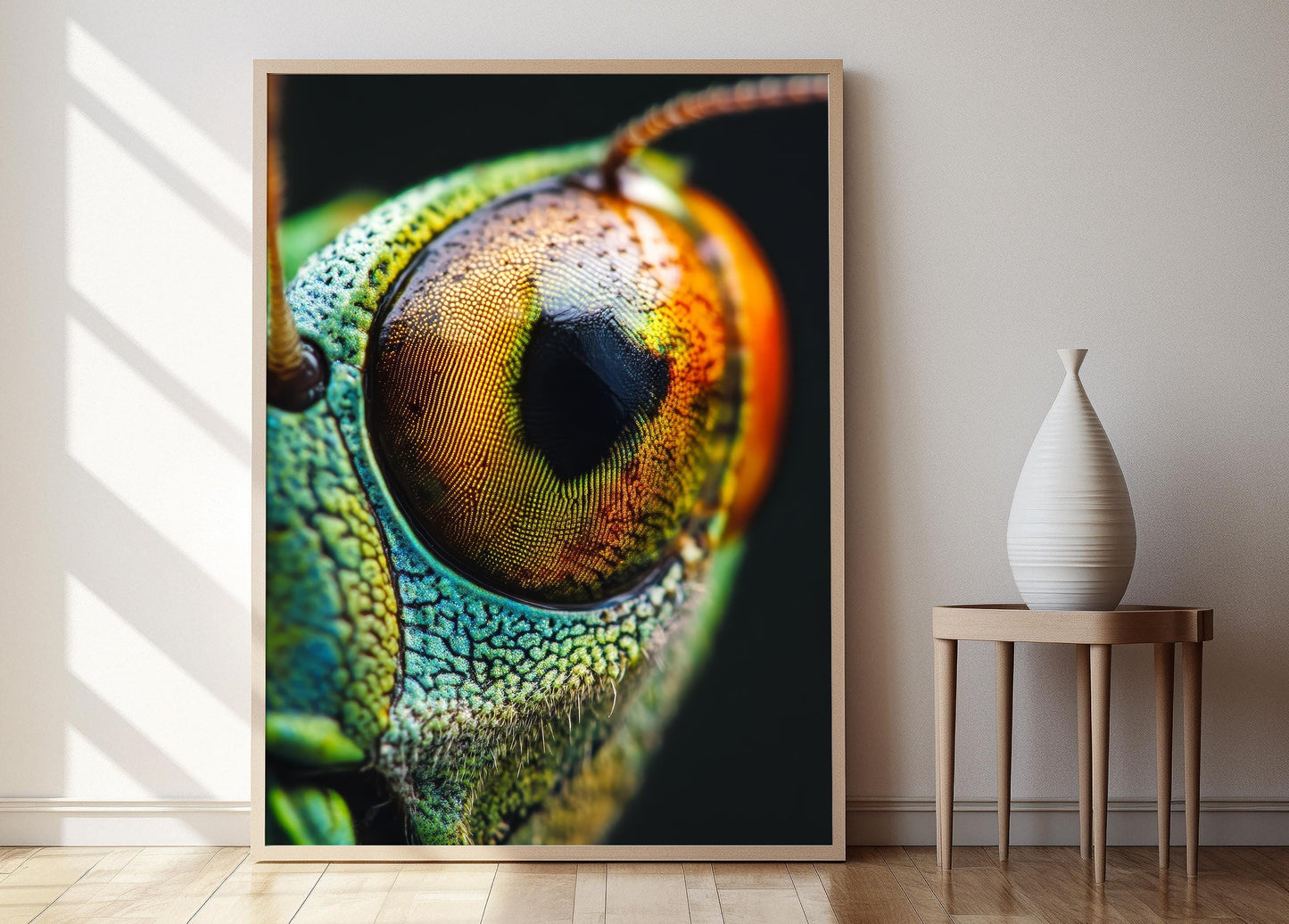 Affiche Sauterelle – Poster Art Macro Détails Complexes