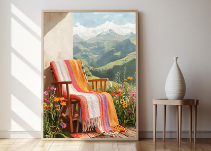 Affiche Kikoy Kényan – Imprimé Artisanal en Tissu Tissé Traditionnel