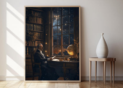 Affiche Kant – Portrait du philosophe allemand du XVIIIe siècle