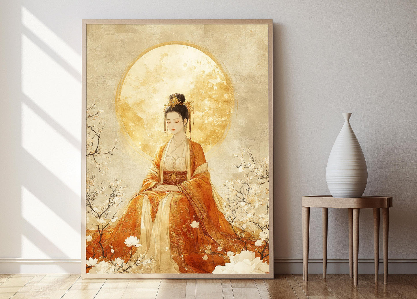 Affiche Bixia Yuanjun – Poster de la Déesse Chinoise de la Fertilité