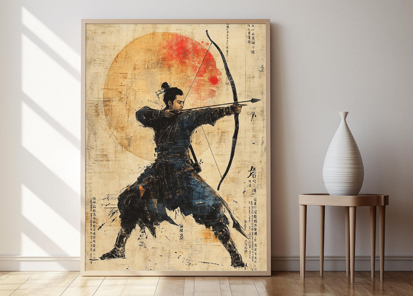 Affiche Hou Yi, l'archer légendaire – Poster de mythologie chinoise