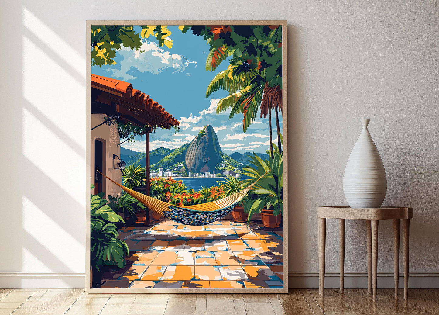 Affiche Rio de Janeiro – Poster Art Patio, Mont du Pain de Sucre