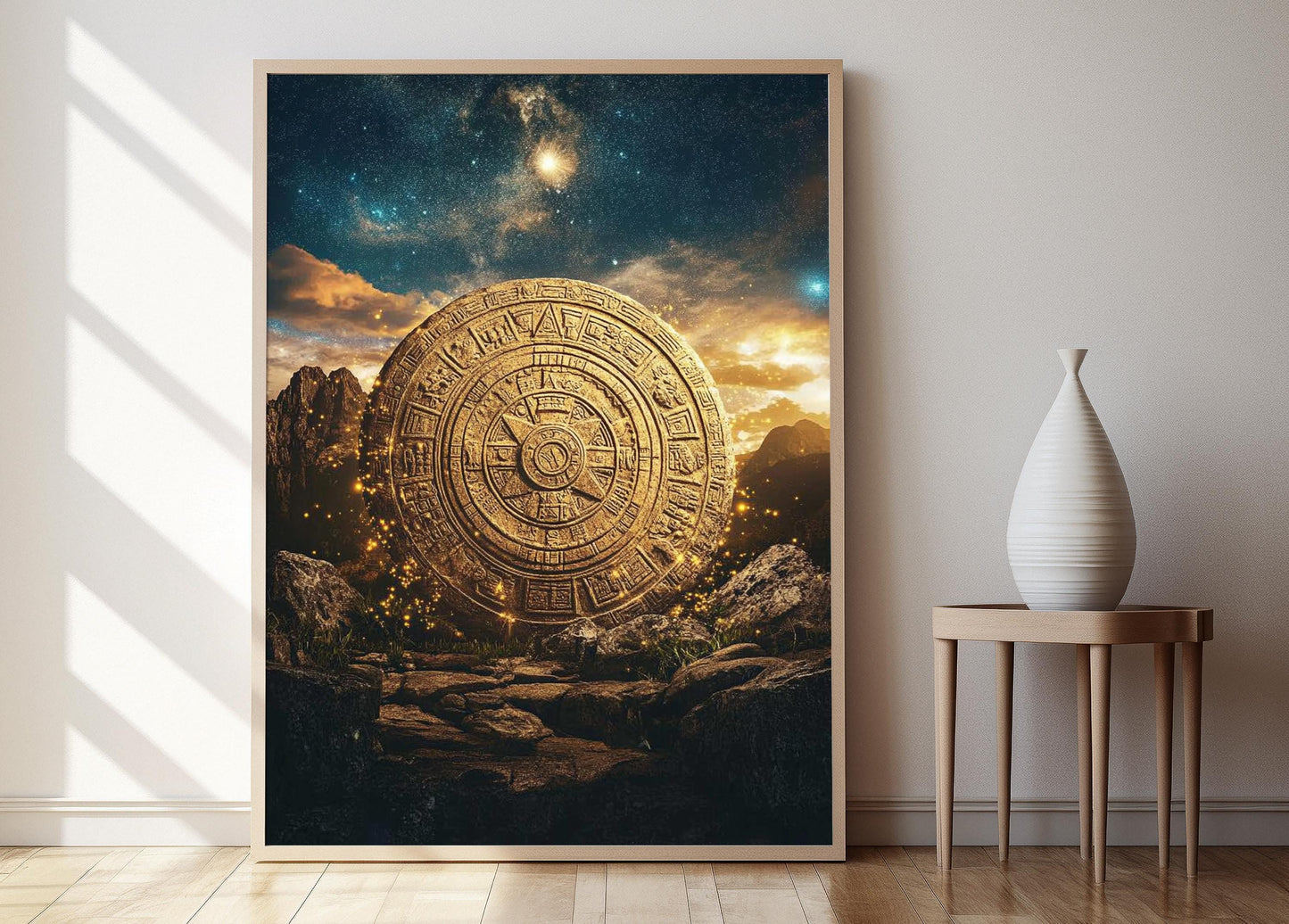 Affiche Inca – Poster Art Astronomique Ancien Andin