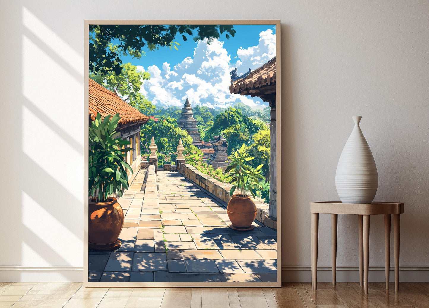 Affiche Anuradhapura – Poster Art de Terrasse de l'Ancienne Sri Lanka