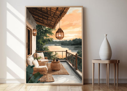 Affiche Khulna – Poster Art de Terrasse Shital Pati