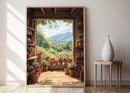 Affiche Art de Poterie Jessore – Poster Décor en Argile Fait Main