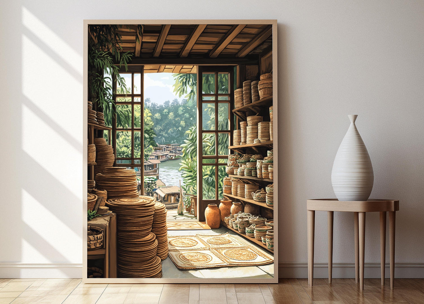 Affiche Barisal Shital Pati – Poster Décor Tissé Art Print