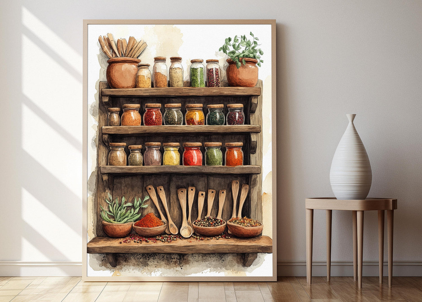 Affiche Épices du Kenya – Poster Art de Cuisine Traditionnelle