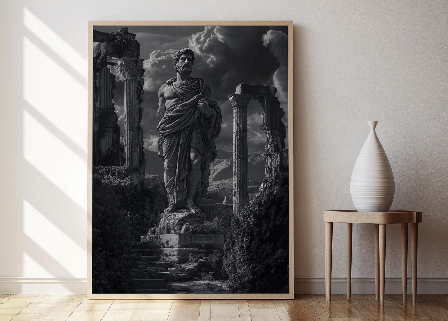 Affiche Mythologie Antique – Poster Art mural sur les ruines classiques