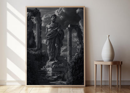 Affiche Mythologie Antique – Poster Art mural sur les ruines classiques