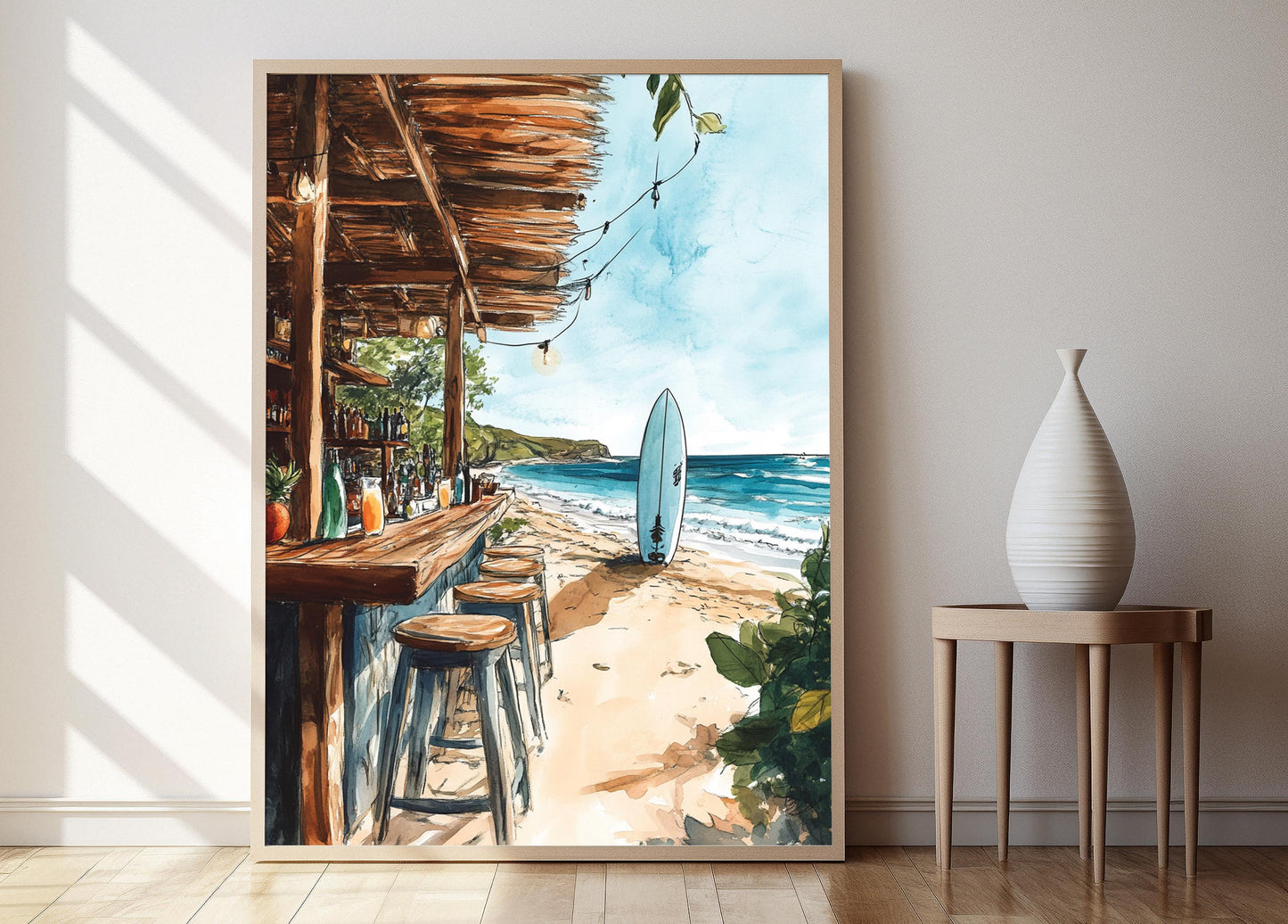 Affiche Playa Negra – Poster Ambiance Surf Costaricaine