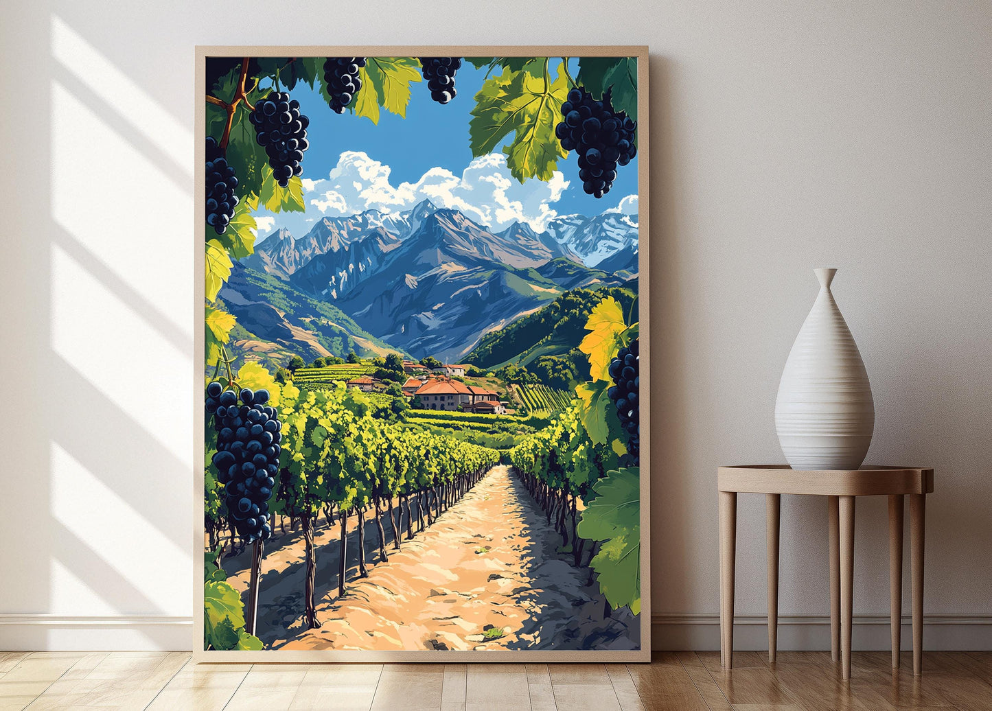 Affiche Vignoble Areni – Poster de l'Art des Vins Arméniens