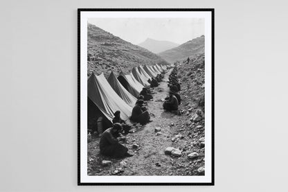 Affiche Tentes d'Exil Arménien – Poster Relocalisation Forcée WWI