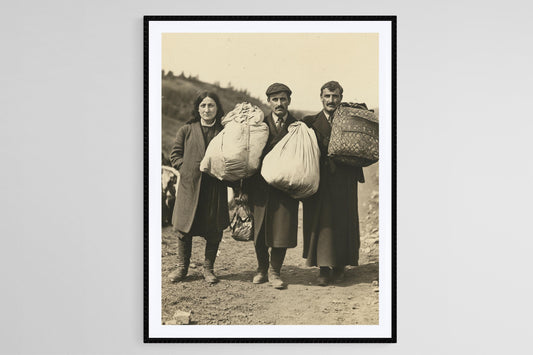 Affiche Exil Arménien 1915 – Poster Familles en Marche Forcée