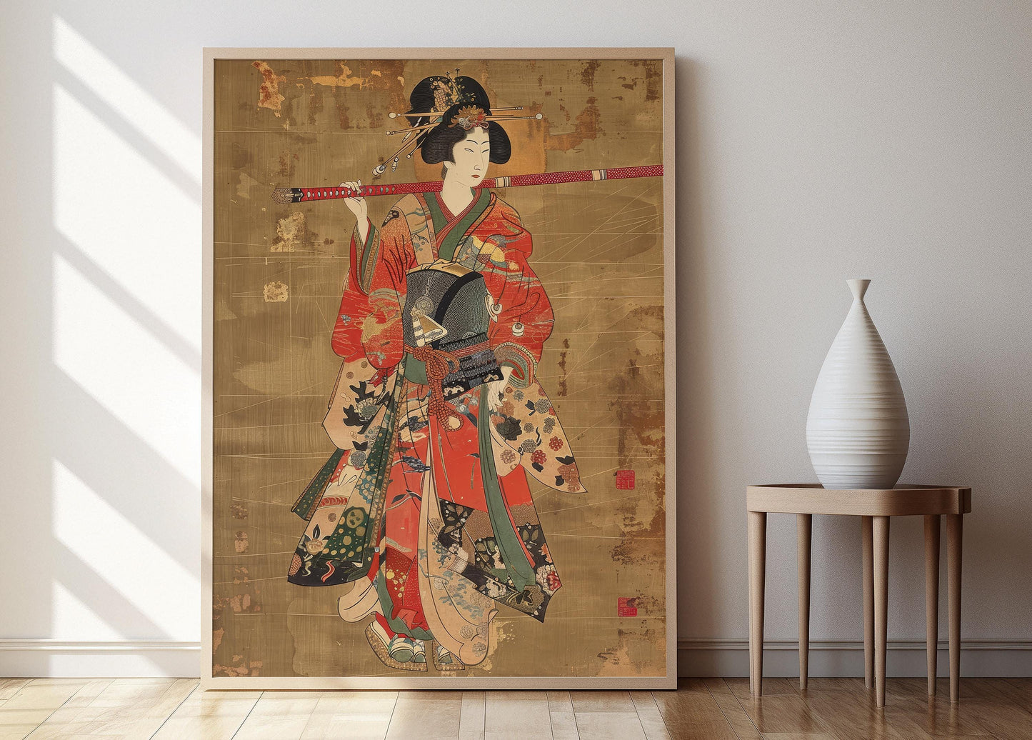 Affiche Geisha Shin Hanga – Poster Art Locale Japonaise Classique