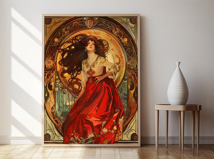 Affiche Art Nouveau – Poster Alphonse Mucha pour un décor bohème