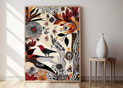 Affiche Tiwi Island – Impression artistique de paysage aborigène