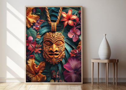 Affiche Toki Maori – Poster Art Décor Culturel de Nouvelle-Zélande