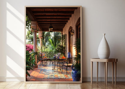 Affiche Cubaine – Poster Art Muebles y Azulejos, Décor Colonial