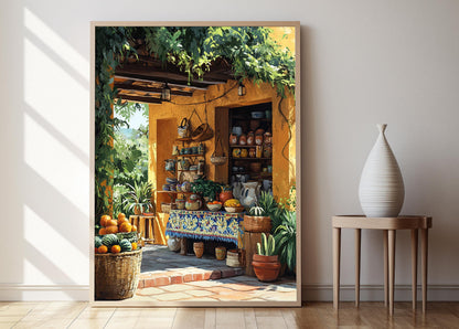 Affiche Artisanale Nicaraguayenne – Poster Décor Pottery & Broderie