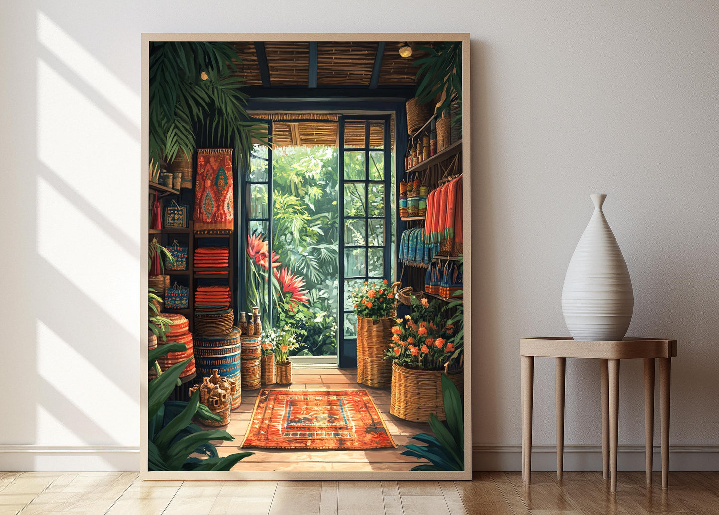 Affiche Souvenir Assamese – Poster Art du Mekhela Chador